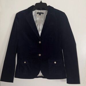 346 Brooks Brothers Women's Navy Corduroy Blazer